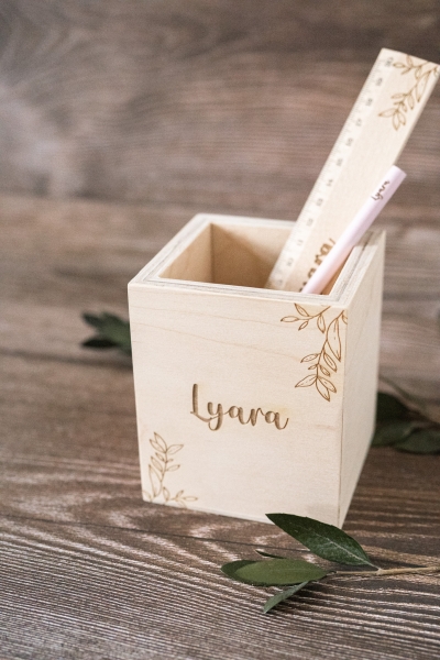 Stiftehalter floral -personalisiert-